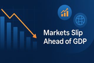 Dalal Street Ends Week Lower: Sensex Slips 182 Points, Nifty Below 24,800 Amid GDP Jitters & Global Cues