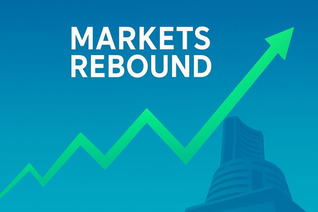 Dalal Street Snaps Losing Streak: Sensex, Nifty Rebound on Global Cues and Sectoral Buying
