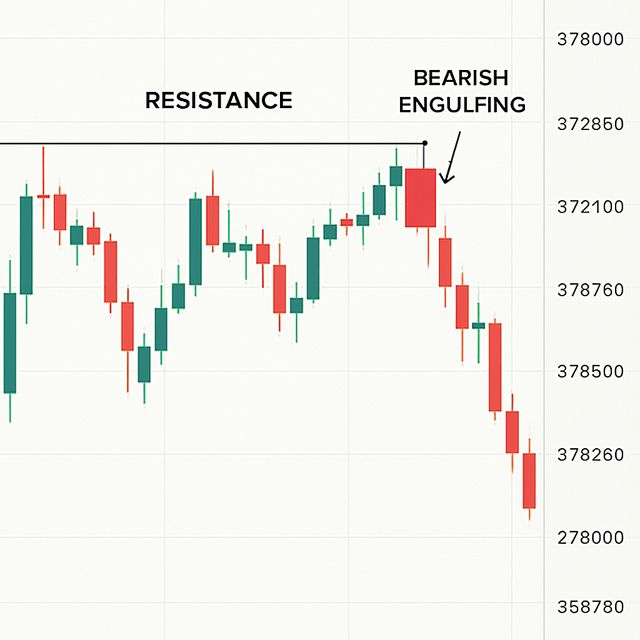 Bank Nifty Bearish Engulfing Pattern