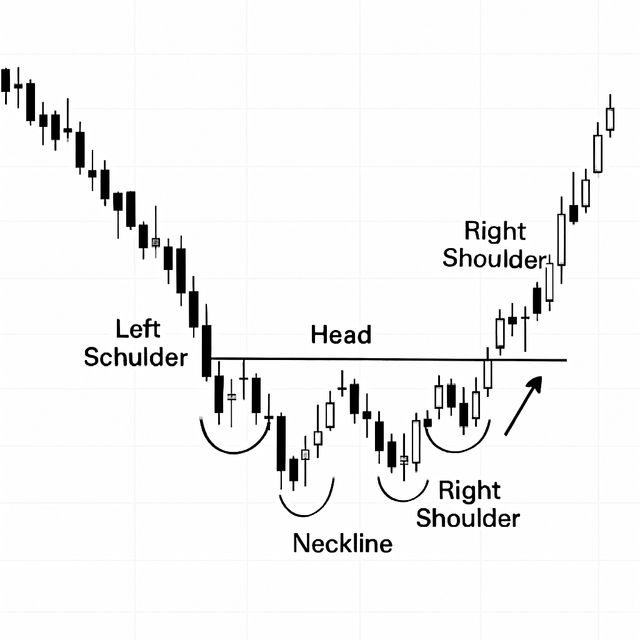 Tata Motors Inverse Head and Shoulders