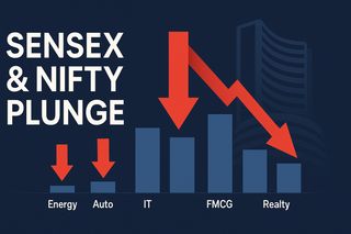 Market Meltdown: Sensex & Nifty Tumble Over 1% as Geopolitical Storms and Tariff Threats Spook Dalal Street