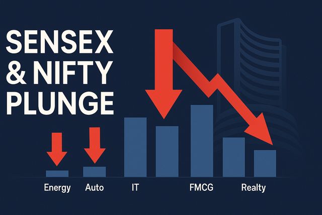 Market Meltdown: Sensex & Nifty Tumble Over 1% as Geopolitical Storms and Tariff Threats Spook Dalal Street