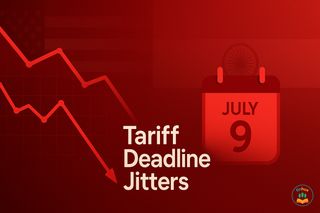 Sensex & Nifty Snap Gains, Close in Red as US Tariff Deadline Looms