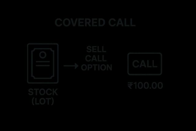 Diagram explaining a covered call strategy