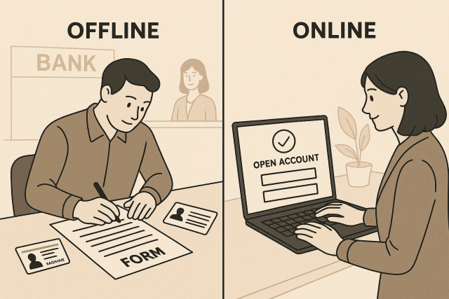 A flowchart showing the steps to open a PPF account online via net banking.