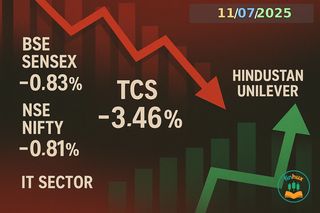 TCS Q1 Results Spook Dalal Street; Sensex & Nifty Tumble