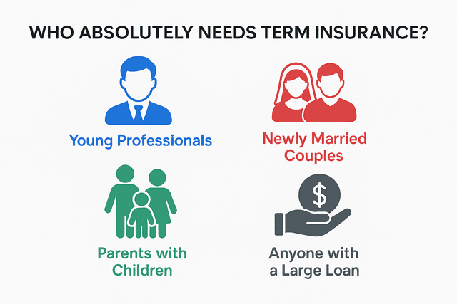 A diagram showing how a small premium provides a large financial protection umbrella for a family.
