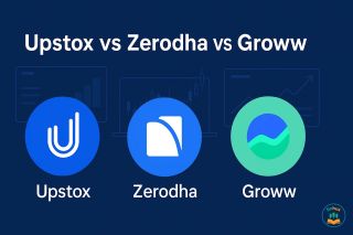 Upstox vs Zerodha vs Groww: Which is the Best Discount Broker in India for 2025?